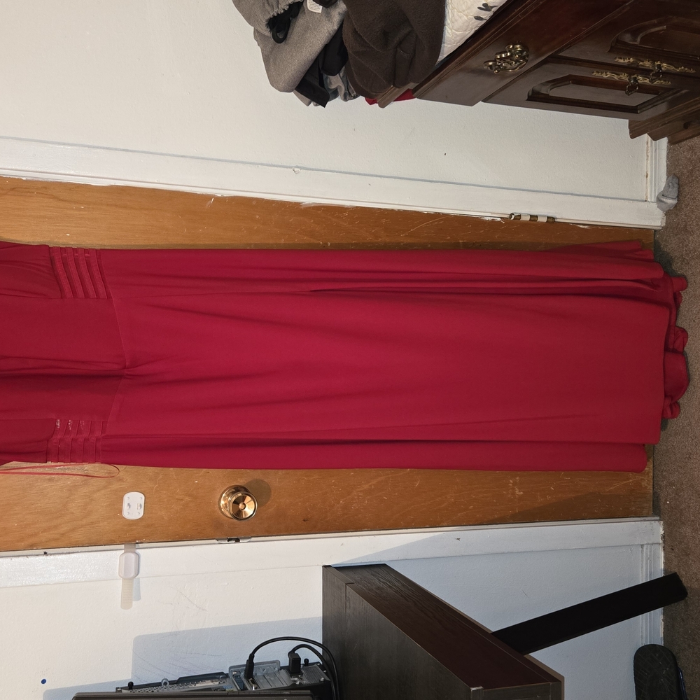 Elegant Red Cocktail Dress